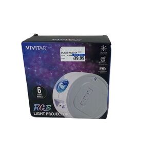 VIVITAR LED Night Light USB Charging Projection Skylight Projector